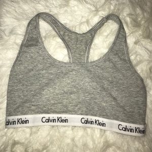 CALVIN KLEIN LOGO SPORTS BRA