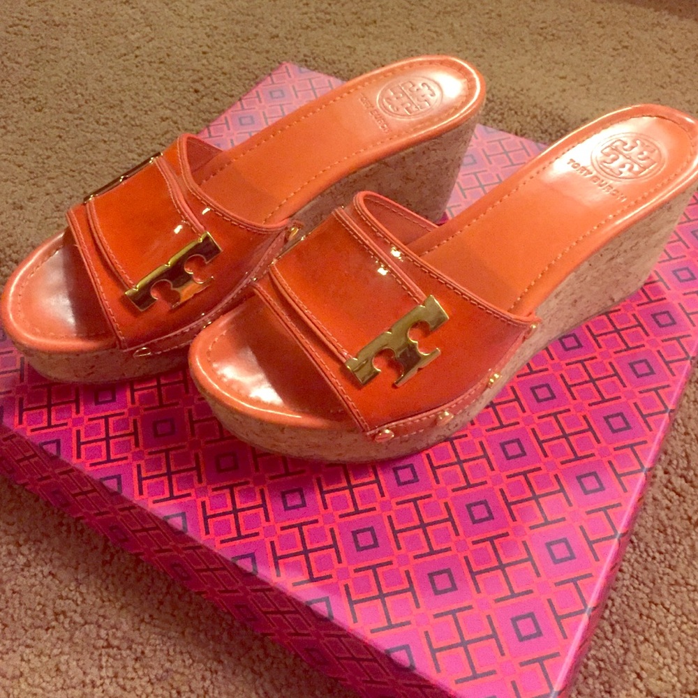 Lightly worn Tory Burch wedge