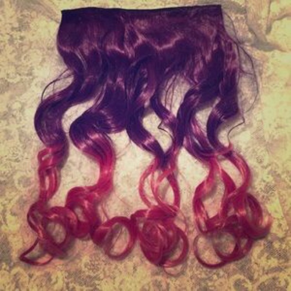 OMBRÉ PURPLE PINK HAIR DRESS UP