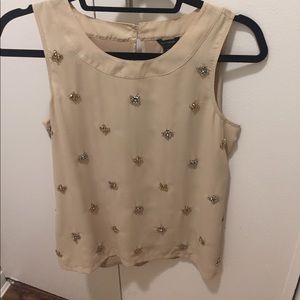 Ann Taylor Bejeweled Blouse