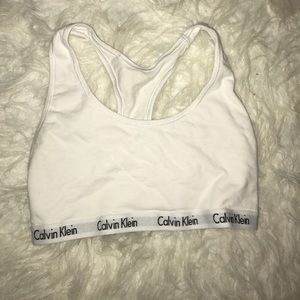 CALVIN KLEIN LOGO SPORTS BRA