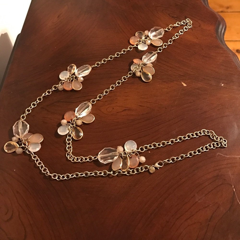 40 inch gold tone necklace.