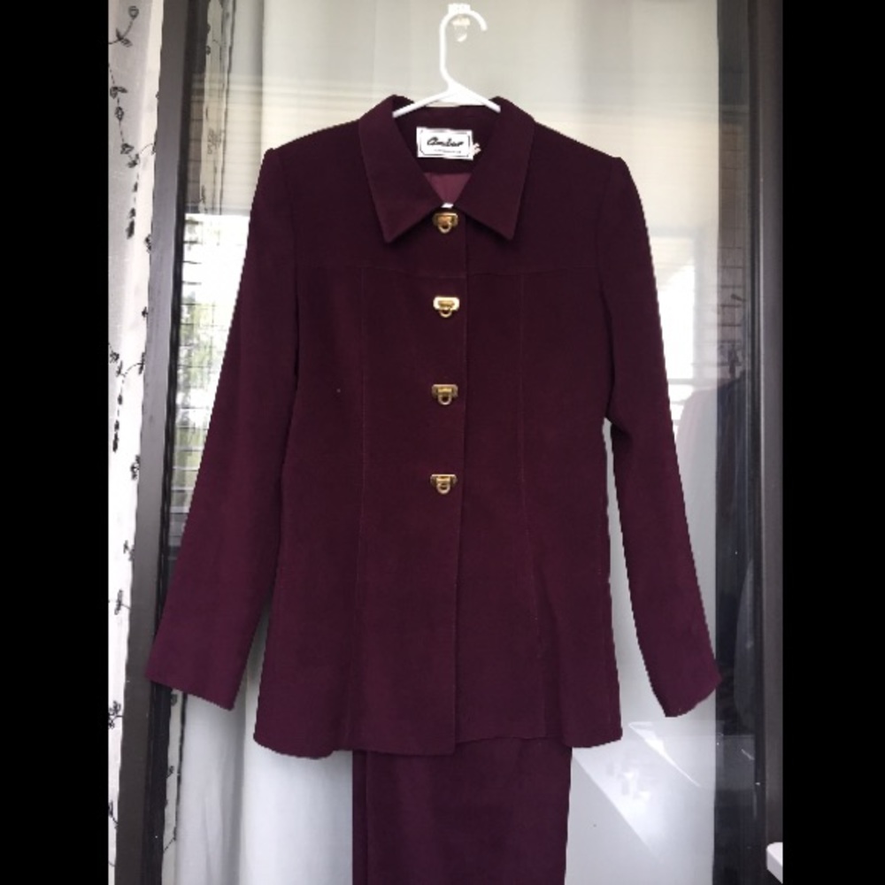 Button Blazer & Dress Pant Set