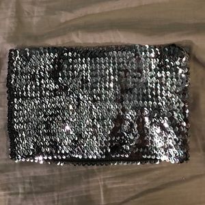 Black sequin bandeau