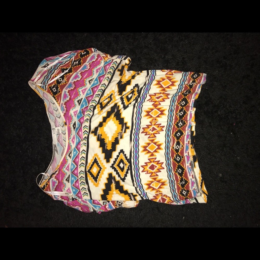 Aztec crop top