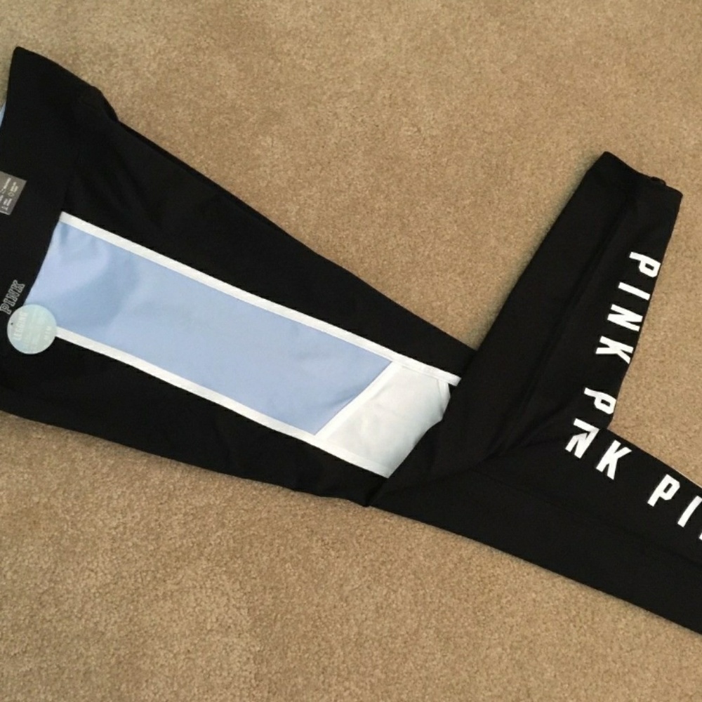 NEW VS PINK Ultimate Leggings with Mesh