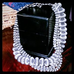 Lovely Silver Statement Necklace