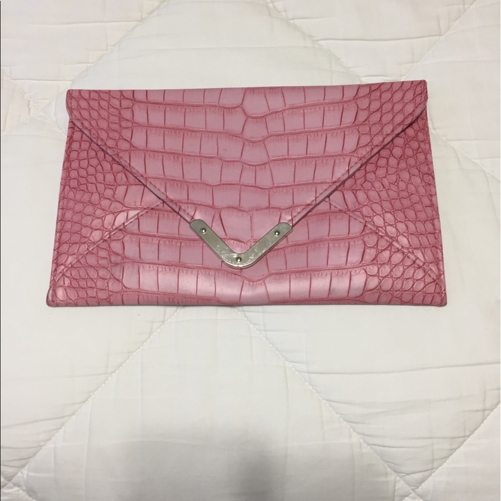 Pink Envelope Clutch