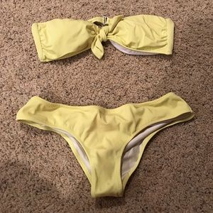 Yellow VS swim suit
