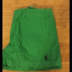 Green Ralph Lauren Sport Shorts