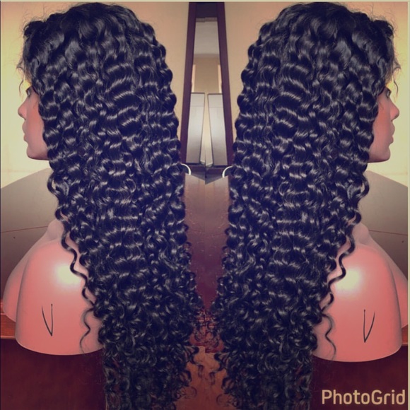 DEEP WAVE 22 INCH FULL LACE WIG 7AGRADE - Picture 1 of 3