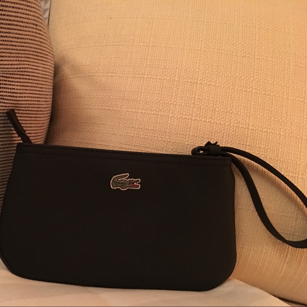 Lacoste Navy Clutch/Wristlet