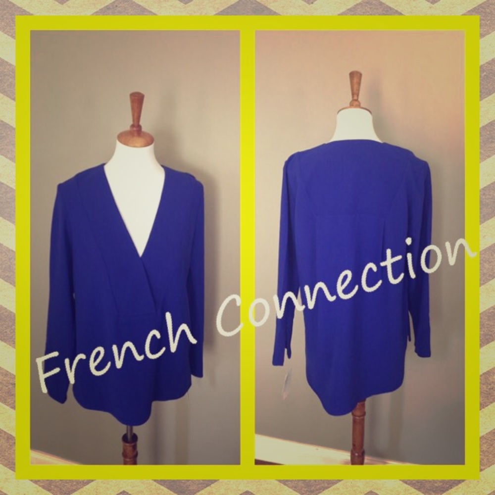 French Connection Arrow Crepe Prince Tunic NWT