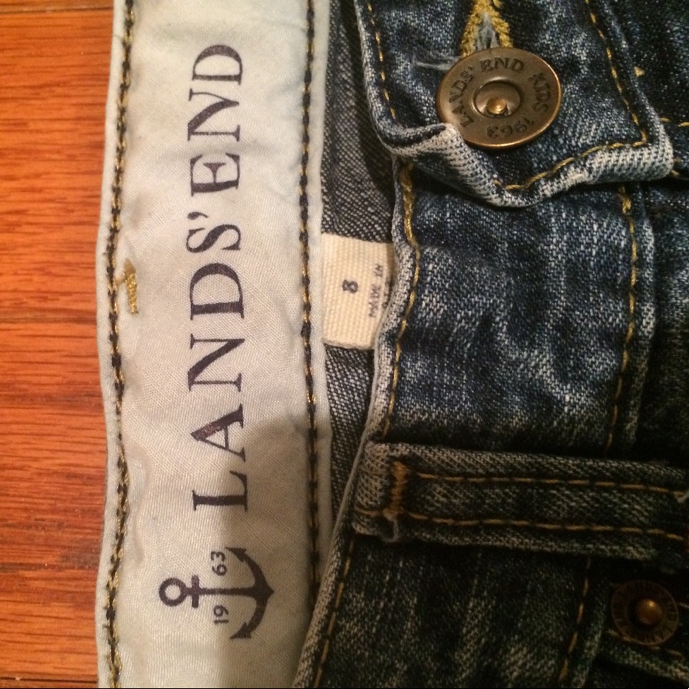 Lands End Blue Jeans - Picture 2 of 3