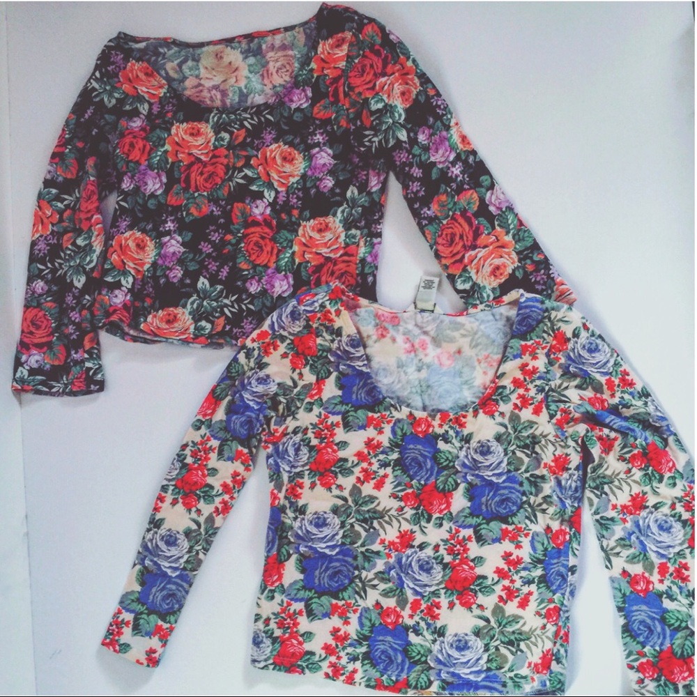 2 FOR 1- Floral Tops
