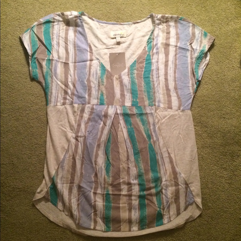 Anthro patterned top