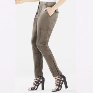 Scott Faux-Suede Cargo Pants in color LT TART