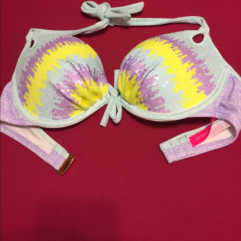 Victoria's Secret Push-up Multicolor Swimsuit Top