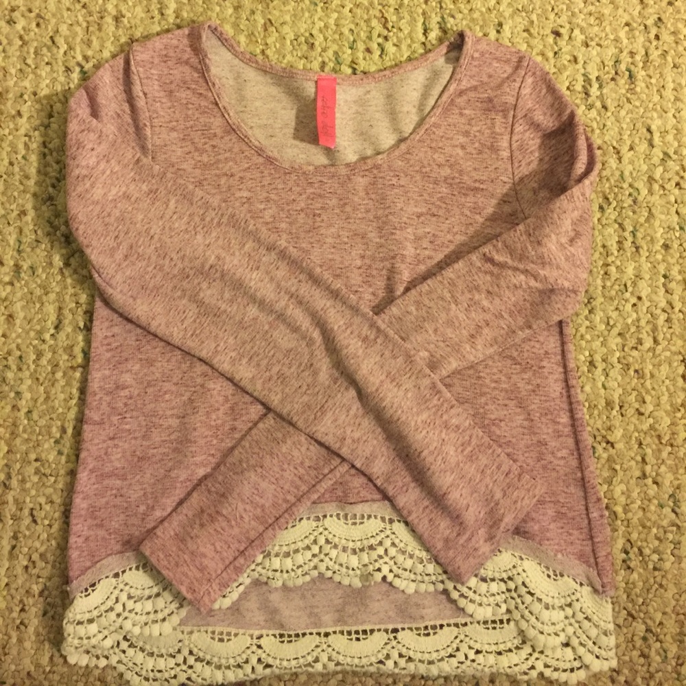 Retro doll purple top