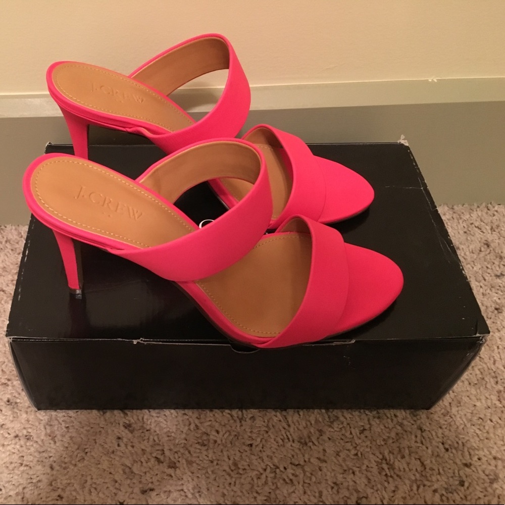 J. Crew Heeled Strappy Slides