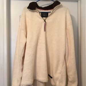 Cream Sherpa style pullover