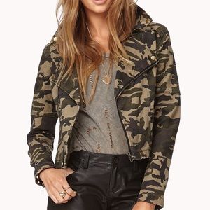 Camo Motorcycle Jacket 🖤