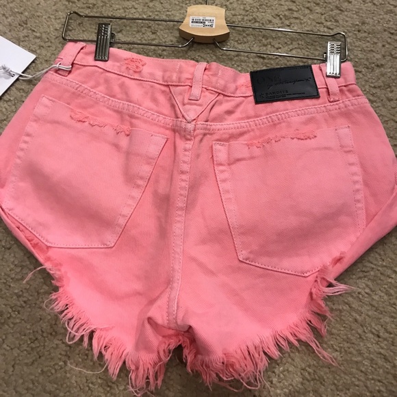 One Teaspoon Shorts - One Teaspoon Pink Bandits! BNWT size 24! One Teaspoon Shorts - One Teaspoon Pink Bandits! BNWT size 24!