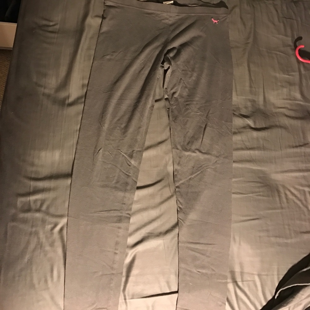 Grey Pink Victoria's Secret Leggings