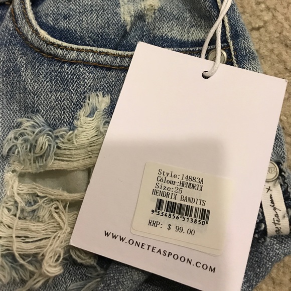 One Teaspoon Shorts - One Teaspoon 25 Hendrix Bandit One Teaspoon Shorts - One Teaspoon 25 Hendrix Bandit