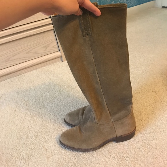 Frye Bari Suede Slip-On Boots - Picture 3 of 7