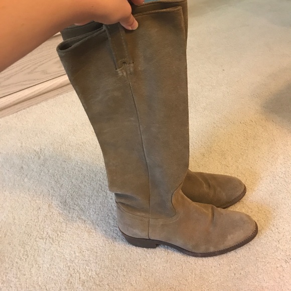 Frye Bari Suede Slip-On Boots - Picture 2 of 7