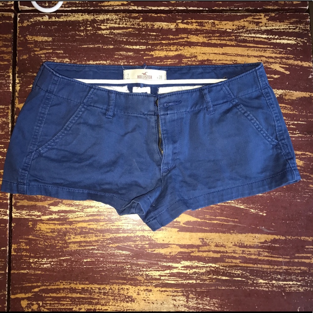 Blue Hollister shorts