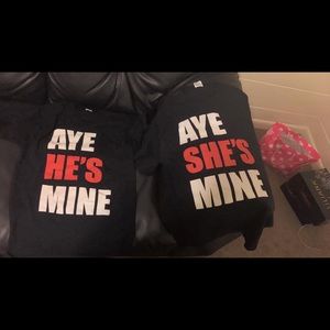 Shirts. Her shirt- Small His shirt- Medium