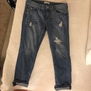 Distressed Boyfriend Jeans! Express brand