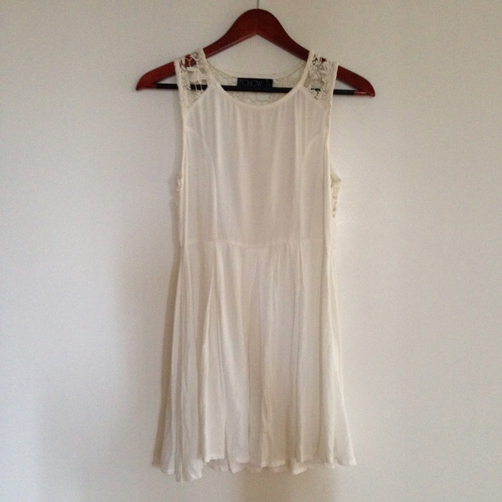 Crochet back tunic