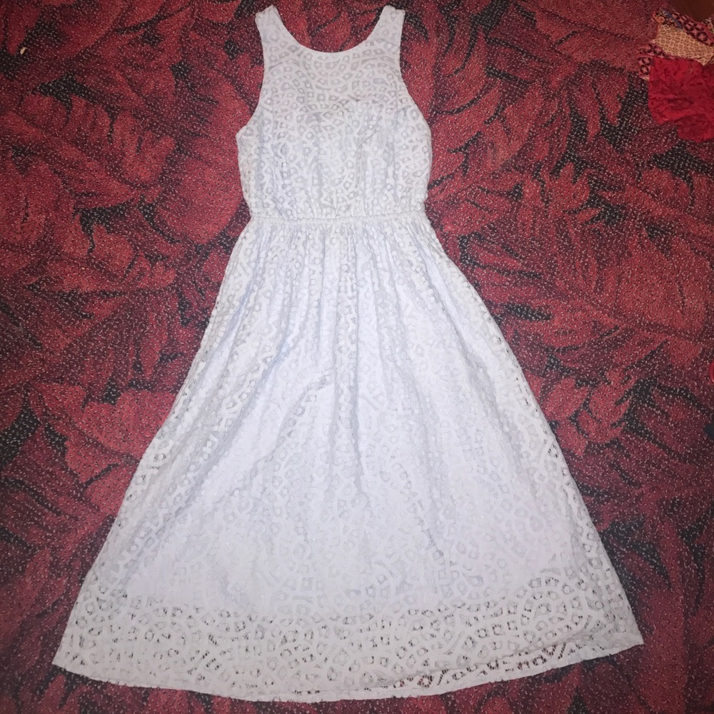 Periwinkle lace dress