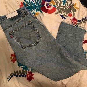 RE/DONE Denim High Rise Crop