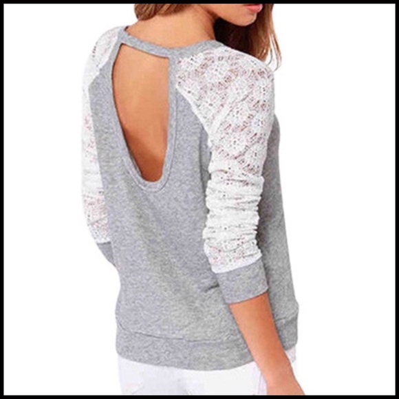Good Vibes Lace Sleeve Top - Picture 5 of 7
