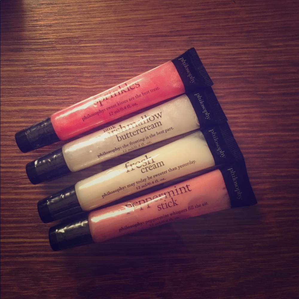 4 winter themed lip glosses!