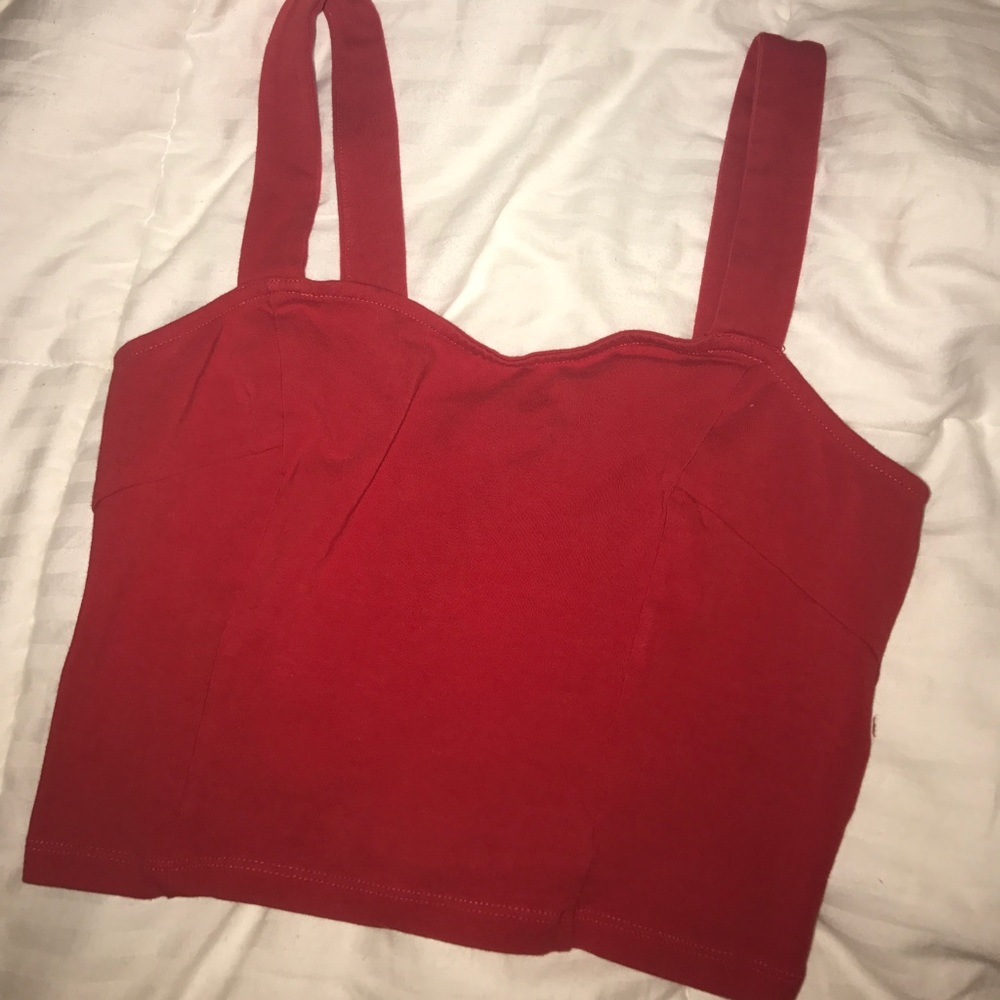 Red Express Crop Top