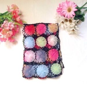 Net multicolor scarves scarfs wrap
