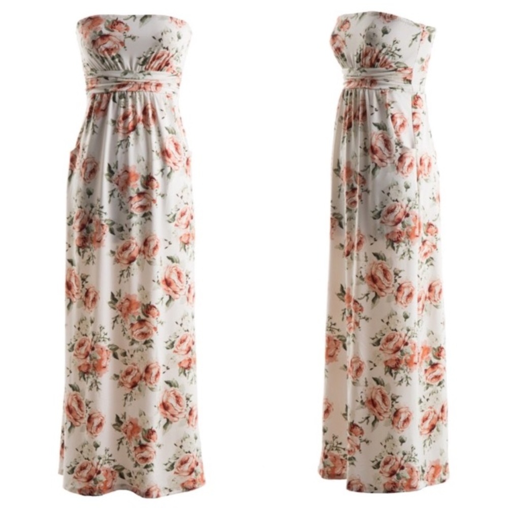 NWT Floral print maxi dress