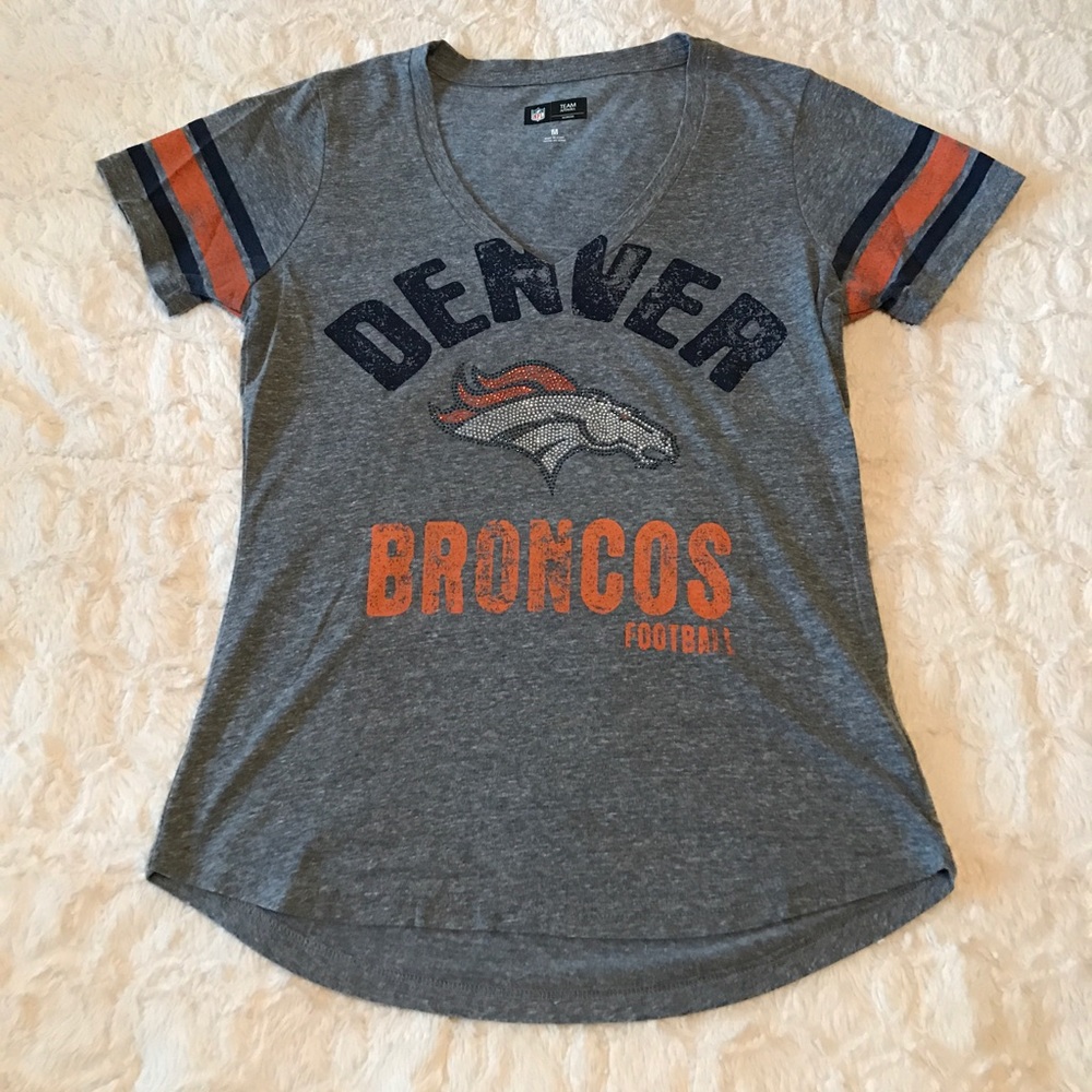 Denver Broncos Bedazzled Fan Shirt