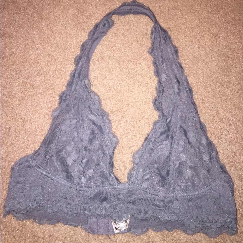 FREE PEOPLE grey bralette