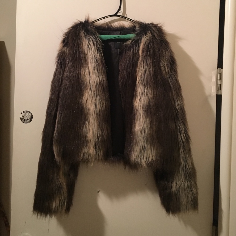 Forever 21 fur coat