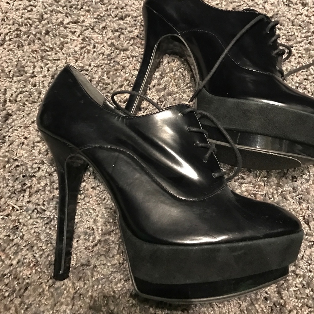 Aldo black platforms