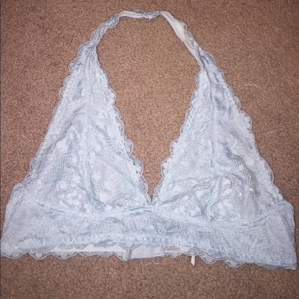 FREE PEOPLE teal bralette