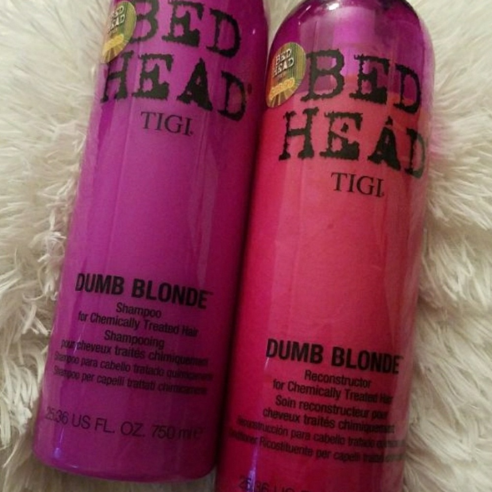 Bed head Dumb blonde shampoo and conditioner set