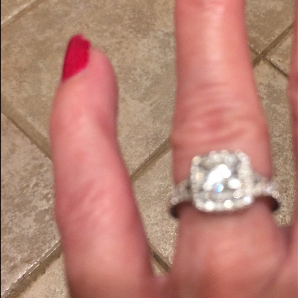 One and a half carat diamond ring