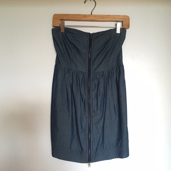 Zip up denim dress - Picture 1 of 1